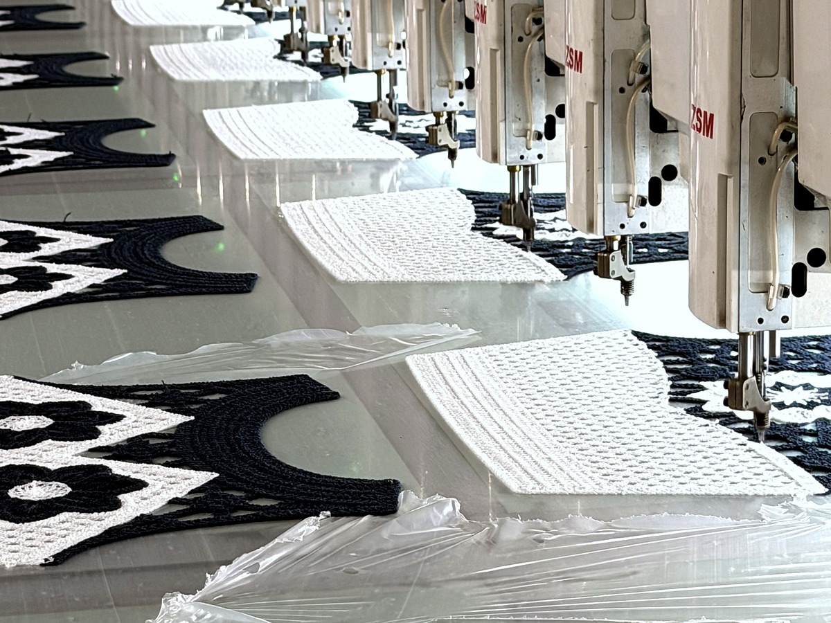 Embroidery production detail / 刺绣生产细节